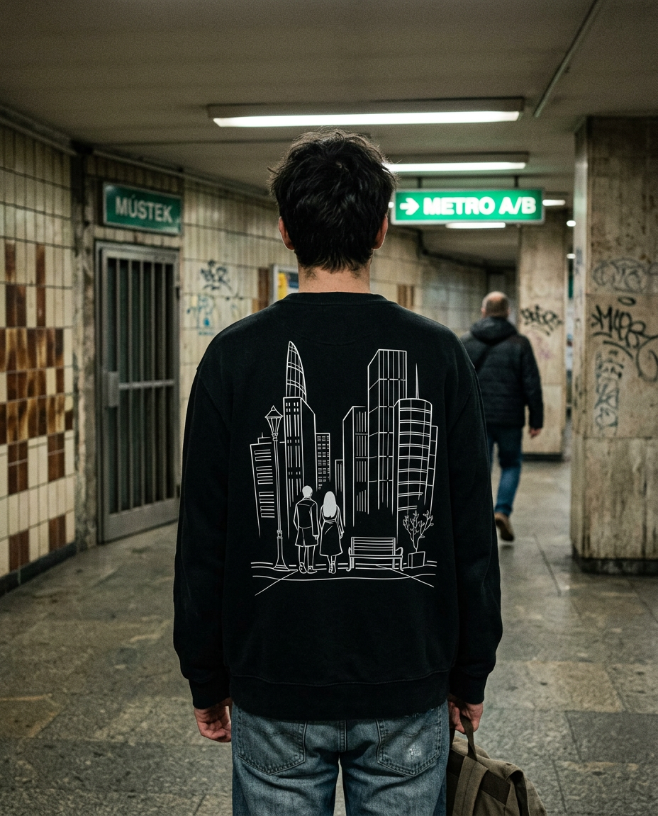 City Lines Sweatshirt | CITY IN PRAGUE